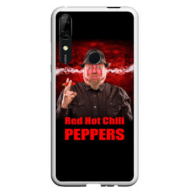 Чехол для Honor P Smart Z с принтом Red Hot Chili Peppers в Петрозаводске, Силикон | Область печати: задняя сторона чехла, без боковых панелей | Тематика изображения на принте: звезда | красный | кумир | музыка | перец | рок | рок группа | хит