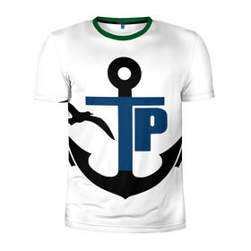 Мужская футболка 3D спортивная с принтом Типичный речник в Петрозаводске, 100% полиэстер с улучшенными характеристиками | приталенный силуэт, круглая горловина, широкие плечи, сужается к линии бедра | вмф | морской флот | речник | речной флот