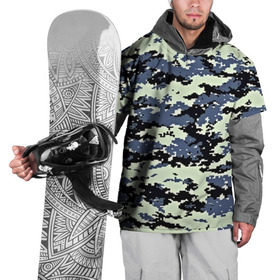 Накидка на куртку 3D с принтом Пиксели камуфляж в Петрозаводске, 100% полиэстер |  | Тематика изображения на принте: пиксельный