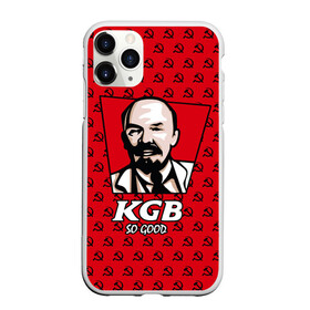 Чехол для iPhone 11 Pro матовый с принтом KGB So Good в Петрозаводске, Силикон |  | communist | fast food | kfc | kgb | lenin | red | russia | soviet union | ussr | бургер | еда | кгб | коммунист | красный | кфс | ленин | октябрь | россия | советский союз | ссср | фаст фуд