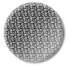 Значок с принтом Misfits в Петрозаводске,  металл | круглая форма, металлическая застежка в виде булавки | misfits
