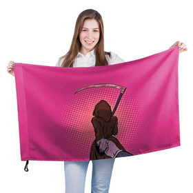Флаг 3D с принтом Follow the girl в Петрозаводске, 100% полиэстер | плотность ткани — 95 г/м2, размер — 67 х 109 см. Принт наносится с одной стороны | иди за мной