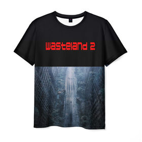 Мужская футболка 3D с принтом Wasteland 2 в Петрозаводске, 100% полиэфир | прямой крой, круглый вырез горловины, длина до линии бедер | Тематика изображения на принте: 