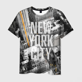 Мужская футболка 3D с принтом Улицы Нью-Йорка в Петрозаводске, 100% полиэфир | прямой крой, круглый вырез горловины, длина до линии бедер | Тематика изображения на принте: buildings | cars | city | height | new york | skyscrapers | street | taxis | united states of america | usa | высота | город | здания | машины | нью йорк | соединенные штаты америки | сша | такси | улица