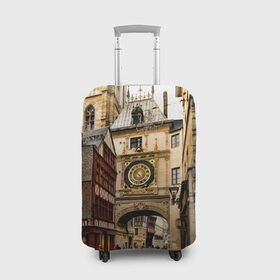 Чехол для чемодана 3D с принтом Улицы Парижа в Петрозаводске, 86% полиэфир, 14% спандекс | двустороннее нанесение принта, прорези для ручек и колес | paris | архитектура | город