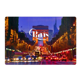 Магнитный плакат 3Х2 с принтом Улицы Парижа в Петрозаводске, Полимерный материал с магнитным слоем | 6 деталей размером 9*9 см | 