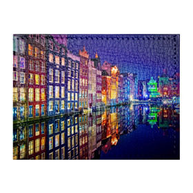 Обложка для студенческого билета с принтом Амстердама, Нидерланды в Петрозаводске, натуральная кожа | Размер: 11*8 см; Печать на всей внешней стороне | amsterdam | boat | bright | color | lights | night | pier | rainbow | reflection | the city | the netherlands | the strait | water | амстердама | вода | город | лодка | нидерланды | ночь | огни | отражение | причал | пролив | радуга | цвет | яркий