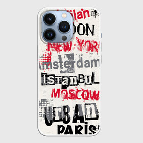 Чехол для iPhone 13 Pro с принтом Города в Петрозаводске,  |  | amsterdam | istanbul | london | moscow | new york | paris | urban | амстердам | лондон | москва | нью йорк | париж | стамбул