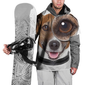 Накидка на куртку 3D с принтом Джек рассел с лупой в Петрозаводске, 100% полиэстер |  | волкодав | дворняжка | джек | джек рассел | домашние животные | любимец | мопс | овчарка | пес | песик | питомец | рассел | сенбернар | собака | собачка