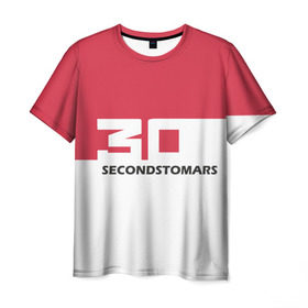 Мужская футболка 3D с принтом 30 Second To Mars в Петрозаводске, 100% полиэфир | прямой крой, круглый вырез горловины, длина до линии бедер | 30 second to mars | 30 секунд до марса | гитара | джаред лето | жанр | музыка | нью металл | рок | современная | шенон