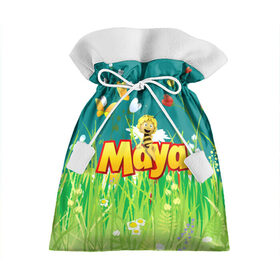 Подарочный 3D мешок с принтом Пчелка Майя в Петрозаводске, 100% полиэстер | Размер: 29*39 см | пчелка майя