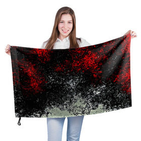 Флаг 3D с принтом Взрыв красок в Петрозаводске, 100% полиэстер | плотность ткани — 95 г/м2, размер — 67 х 109 см. Принт наносится с одной стороны | брызги | разноцветный | яркий