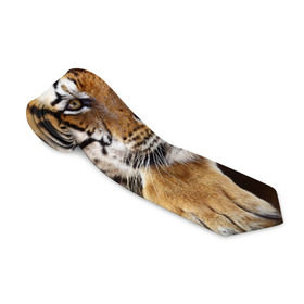 Галстук 3D с принтом Тигр в Петрозаводске, 100% полиэстер | Длина 148 см; Плотность 150-180 г/м2 | Тематика изображения на принте: амурский | животные | зверь | киса | кот | котенок | кошка | тигр | хищник