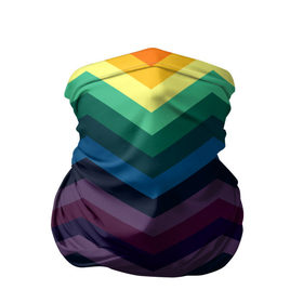 Бандана-труба 3D с принтом Sweet Rainbow в Петрозаводске, 100% полиэстер, ткань с особыми свойствами — Activecool | плотность 150‒180 г/м2; хорошо тянется, но сохраняет форму | 