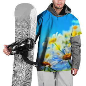 Накидка на куртку 3D с принтом Ромашка полевая в Петрозаводске, 100% полиэстер |  | Тематика изображения на принте: flower | лето | поле | полевой цветок | цветочки | цветы