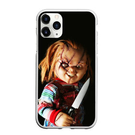 Чехол для iPhone 11 Pro Max матовый с принтом Чаки в Петрозаводске, Силикон |  | chucky | кино | кровь | кукла | нож | ужасы | чаки