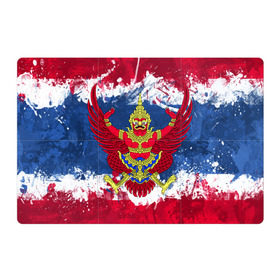 Магнитный плакат 3Х2 с принтом Таиланд в Петрозаводске, Полимерный материал с магнитным слоем | 6 деталей размером 9*9 см | flag | garuda | thailand | гаруда | таиланд | флаг