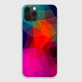 Чехол для iPhone 12 Pro Max с принтом Abstraction в Петрозаводске, Силикон |  | Тематика изображения на принте: абстракция | бумага | геометрия | грани | изгиб | линии | оптические | полигоны | полосы | постель | розовый | сочетания | текстура | треугольники