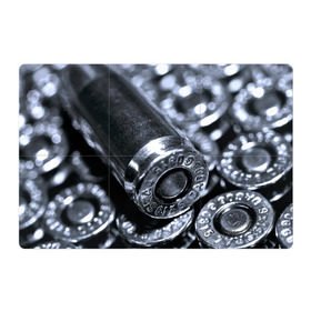 Магнитный плакат 3Х2 с принтом Гильзы в Петрозаводске, Полимерный материал с магнитным слоем | 6 деталей размером 9*9 см | война | гильза | патрон | пистолет | пуля | стрельба