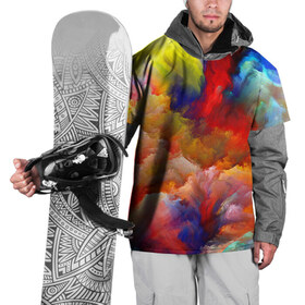 Накидка на куртку 3D с принтом Цвета в Петрозаводске, 100% полиэстер |  | art | beatles | psychedelic | tie dye | абстракция | арт | битлз | геометрия | звезды | космос | краски | психо | психоделический | текстуры | хиппи | цвета