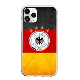 Чехол для iPhone 11 Pro матовый с принтом Сборная Германии в Петрозаводске, Силикон |  | germany | германия | футбольная форма