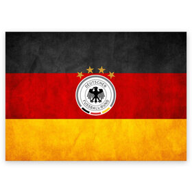Поздравительная открытка с принтом Сборная Германии в Петрозаводске, 100% бумага | плотность бумаги 280 г/м2, матовая, на обратной стороне линовка и место для марки
 | germany | германия | футбольная форма