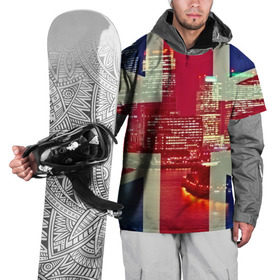 Накидка на куртку 3D с принтом Лондон в Петрозаводске, 100% полиэстер |  | англия | великобритания | город | лондон | река | столица