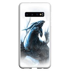 Чехол для Samsung Galaxy S10 с принтом Dragon в Петрозаводске, Силикон | Область печати: задняя сторона чехла, без боковых панелей | fantasy | дракон | змей | миф | фэнтези