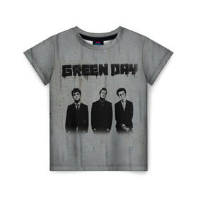 Детская футболка 3D с принтом Green Day 7 в Петрозаводске, 100% гипоаллергенный полиэфир | прямой крой, круглый вырез горловины, длина до линии бедер, чуть спущенное плечо, ткань немного тянется | american idiot | green day | грин дей | грин дэй