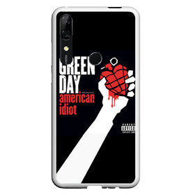 Чехол для Honor P Smart Z с принтом Green Day 3 в Петрозаводске, Силикон | Область печати: задняя сторона чехла, без боковых панелей | Тематика изображения на принте: american idiot | green day | грин дей | грин дэй