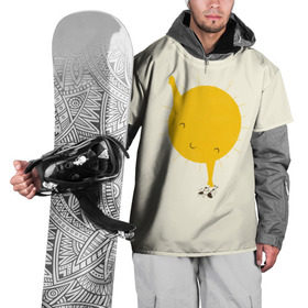 Накидка на куртку 3D с принтом Весеннее солнышко в Петрозаводске, 100% полиэстер |  | Тематика изображения на принте: весна | рисунок | собака | солнце | солнышко | тепло | щенок
