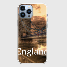 Чехол для iPhone 13 Pro Max с принтом England (Англия) в Петрозаводске,  |  | england | london | англия | британия | великобритания | владычица морей | вода | город | гостеприимный | дождей | клевый | красивый | лилия | лондон | мост | на темзе | окна | пасмурно | прикольный | река