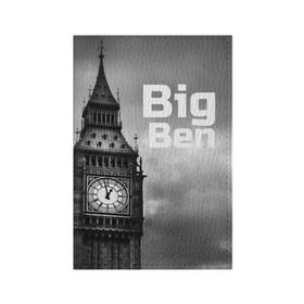 Обложка для паспорта матовая кожа с принтом Big Ben в Петрозаводске, натуральная матовая кожа | размер 19,3 х 13,7 см; прозрачные пластиковые крепления | Тематика изображения на принте: england | london | англия | биг бен | лондон