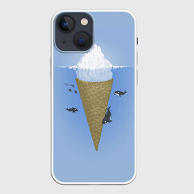 Чехол для iPhone 13 mini с принтом Мороженое в Петрозаводске,  |  | food | ice cream | вкусно | еда | мороженое