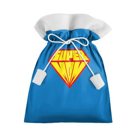 Подарочный 3D мешок с принтом Супермама в Петрозаводске, 100% полиэстер | Размер: 29*39 см | Тематика изображения на принте: мама
