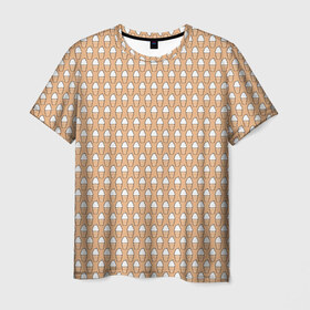 Мужская футболка 3D с принтом Full ICream в Петрозаводске, 100% полиэфир | прямой крой, круглый вырез горловины, длина до линии бедер | food | ice cream | love | вкусно | еда | мороженое