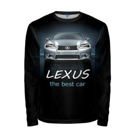 Мужской лонгслив 3D с принтом Lexus the best car в Петрозаводске, 100% полиэстер | длинные рукава, круглый вырез горловины, полуприлегающий силуэт | auto | авто | автомобиль | водитель | гиперкар | лексус | машина | суперкар | тачка