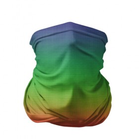 Бандана-труба 3D с принтом Rainbow Spring в Петрозаводске, 100% полиэстер, ткань с особыми свойствами — Activecool | плотность 150‒180 г/м2; хорошо тянется, но сохраняет форму | Тематика изображения на принте: 