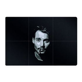 Магнитный плакат 3Х2 с принтом Джонни Депп в Петрозаводске, Полимерный материал с магнитным слоем | 6 деталей размером 9*9 см | Тематика изображения на принте: johnny depp | джонни депп