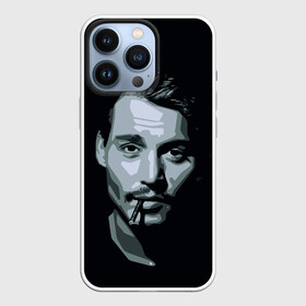 Чехол для iPhone 13 Pro с принтом Джонни Депп в Петрозаводске,  |  | Тематика изображения на принте: johnny depp | джонни депп