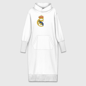 Платье удлиненное хлопок с принтом Real Madrid   RM CF (Classic) в Петрозаводске,  |  | cf | real | real madrid | rn | мадрид | реал | футбол