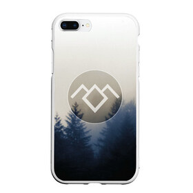 Чехол для iPhone 7Plus/8 Plus матовый с принтом Twin Peaks в Петрозаводске, Силикон | Область печати: задняя сторона чехла, без боковых панелей | twin peaks | лес | лора палмер | ночь | огонь | сова | сосны | твин пикс