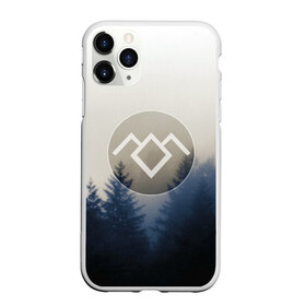 Чехол для iPhone 11 Pro матовый с принтом Twin Peaks в Петрозаводске, Силикон |  | twin peaks | лес | лора палмер | ночь | огонь | сова | сосны | твин пикс