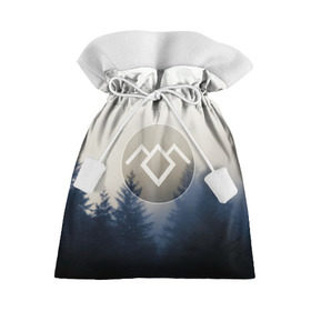 Подарочный 3D мешок с принтом Twin Peaks в Петрозаводске, 100% полиэстер | Размер: 29*39 см | Тематика изображения на принте: twin peaks | лес | лора палмер | ночь | огонь | сова | сосны | твин пикс