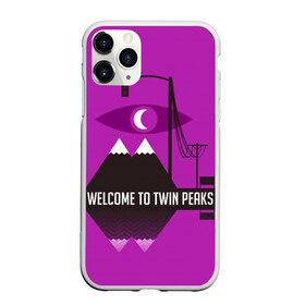 Чехол для iPhone 11 Pro матовый с принтом Welcome в Петрозаводске, Силикон |  | 3d | tv series | twin peaks | сериал | твин пикс