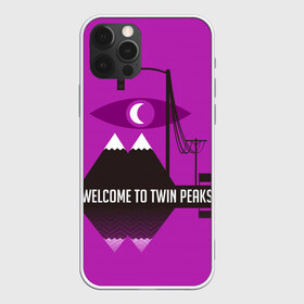 Чехол для iPhone 12 Pro Max с принтом Welcome в Петрозаводске, Силикон |  | 3d | tv series | twin peaks | сериал | твин пикс