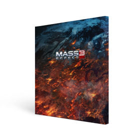 Холст квадратный с принтом Mass Effect в Петрозаводске, 100% ПВХ |  | n7 | shepard | галактика | жнец | космос | масс | нормандия | планета | шепард | эффект