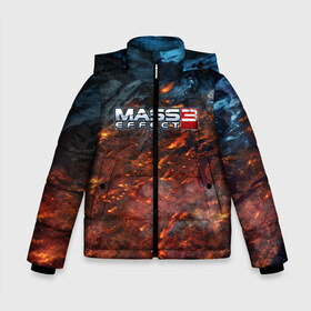 Зимняя куртка для мальчиков 3D с принтом Mass Effect в Петрозаводске, ткань верха — 100% полиэстер; подклад — 100% полиэстер, утеплитель — 100% полиэстер | длина ниже бедра, удлиненная спинка, воротник стойка и отстегивающийся капюшон. Есть боковые карманы с листочкой на кнопках, утяжки по низу изделия и внутренний карман на молнии. 

Предусмотрены светоотражающий принт на спинке, радужный светоотражающий элемент на пуллере молнии и на резинке для утяжки | n7 | shepard | галактика | жнец | космос | масс | нормандия | планета | шепард | эффект