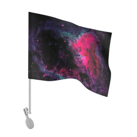 Флаг для автомобиля с принтом Загадочный космос в Петрозаводске, 100% полиэстер | Размер: 30*21 см | space | star | вселенная | звезды | космический | космос | созвездие