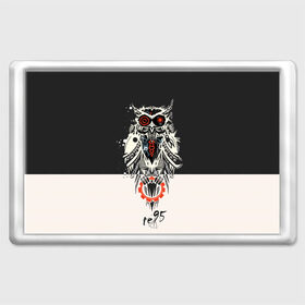 Магнит 45*70 с принтом Owl в Петрозаводске, Пластик | Размер: 78*52 мм; Размер печати: 70*45 | Тематика изображения на принте: three days grace